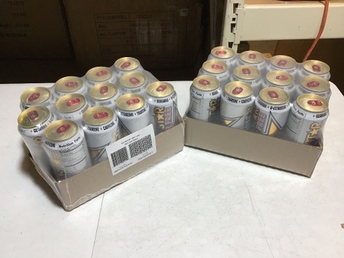 Lot of (2) Rockstar Sugar Free Energy Drink, 16oz Cans, 12 Pack - New - Lot 367