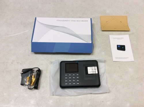 Biometric Fingerprint Attendance System Employee Time Clock - Appears New   - Lot 392