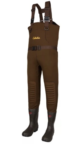 Cabela's Classic Series II Neoprene Boot-Foot Waders for Men, Ladies, or Kids - Brown - 11M, E-Commerce Return, Untested - Lot 406