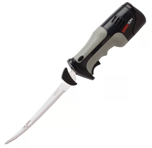 Rapala Lithium-Ion Cordless Fillet Knife Combo - Black/Gray, E-Commerce Return, Untested - Lot 420