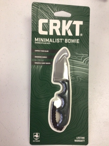 CRKT Minimalist Bowie Knife, Appears New - Lot 428