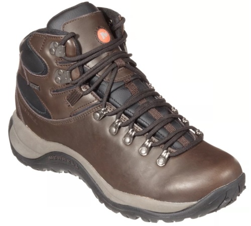 Merrell Reflex All-Leather Mid Waterproof Hiking Boots for Men, Size 11, Appears New - Lot 439