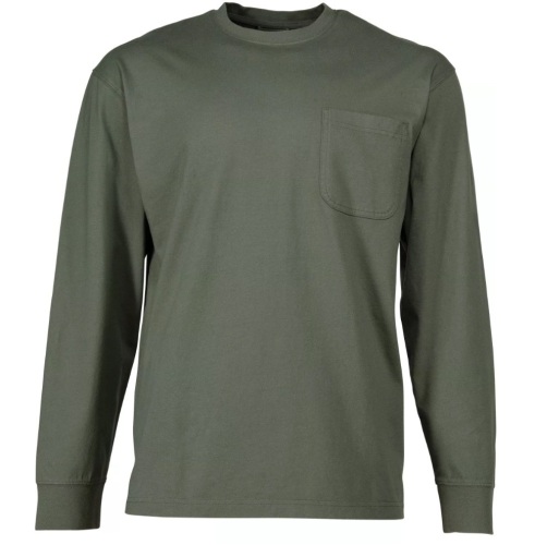 RedHead Crew-Neck Long-Sleeve Pocket T-Shirt for Men - Olive - 3XL, New with Tags - Lot 441