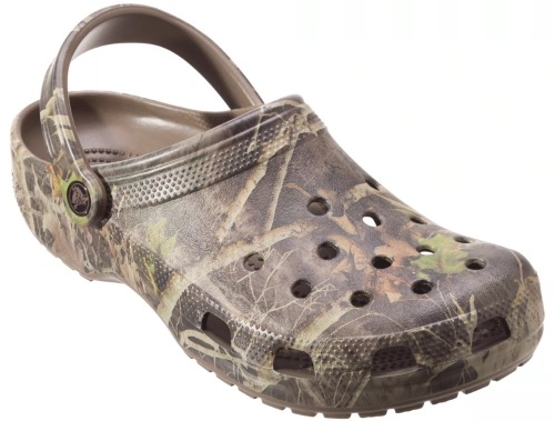 Crocs Classic TrueTimber Clogs for Men - TrueTimber Kanati/Walnut - 12M, Appears New - Lot 444