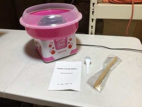 Food Grade Countertop Cotton Candy Machine - E-Comm Return, Tested/Works  - Lot 507