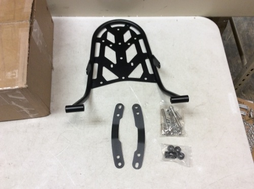 Rack and Mounting Bracket for Motorcycle, Unknown Fitment - Appears New - Lot 521