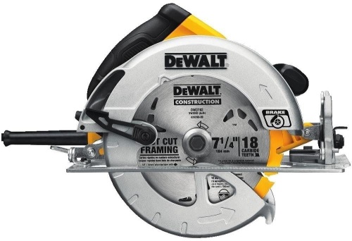 DEWALT 7-1/4-Inch Lightweight Circular Saw with Electric Brake, 15-Amp - E-Comm Return, Appears New  - Lot 527