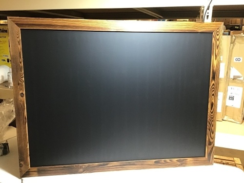 Loddie Doddie Huge Magnetic Rustic Framed Chalkboard, 46" x 34.5" - Appears New - Lot 548