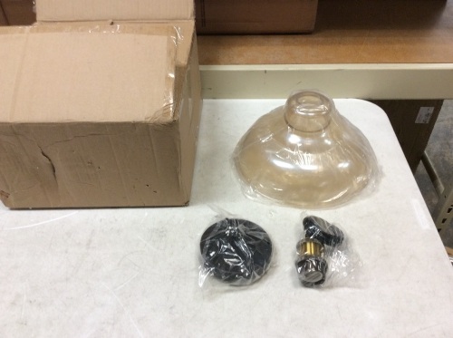 Glass Light Fixture 11" - Appears New - Lot 568