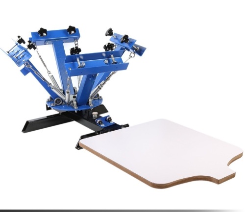4 Color 1 Station Screen Printing Machine/ Diy T-shirt Press Printer - Appears New  - Lot 574