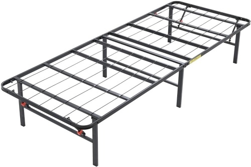 Classic Brands Hercules Black Heavy Duty Metal 14-Inch Platform Mattress Foundation Bed Frame, Twin Extra Long - E-Comm Return, Appears New  - Lot 586