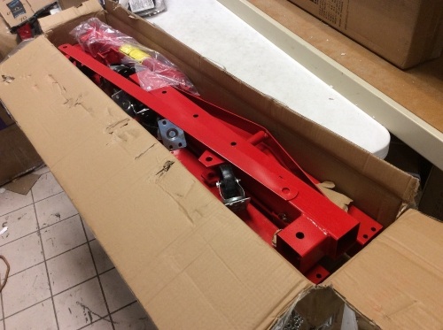 Hydraulic Engine Hoist with 8-Ton Long Ram Jack - Appears New  - Lot 613
