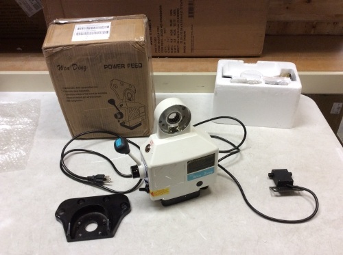 AL-310S X-AXIS Power Feed Milling Machine 5/8 shaft 0-200RPM-310S Bridgeport - E-Comm Return, Powers On Not Tested Further   - Lot 623