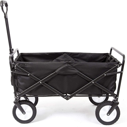 Mac Sports Collapsible Folding Outdoor Utility Wagon, Black - Appears New  - Lot 636