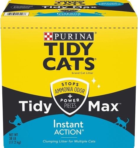 Purina Tidy Cats Instant Action Clumping Cat Litter - Appears New, Damaged Box  - Lot 638