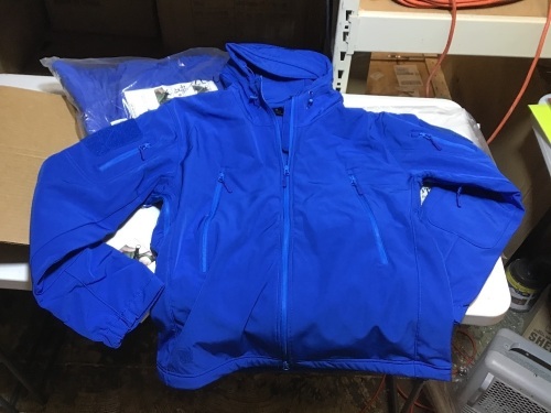  Lot of (2) First Responder Jackets with Zippered Pockets, Blue - Appear New - Lot 765