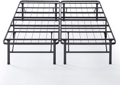 ZINUS SmartBase Zero Assembly 14 Inch Metal Platform Bed Frame, No Box Spring Needed, Sturdy Steel Frame, Queen - Appears New   - Lot 768