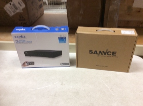 Sannce 5-in-1 HD Digital Video Recorder for Home Security, 1TB & 4 Sannce HD 1080P Indoor Outdoor CCTV Cameras - New - Lot 769
