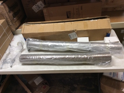 Large Exhaust Pipes, Unknown Fitment - Appear New - Lot 789