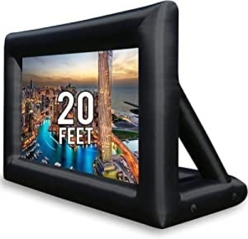 Khomo Gear Jumbo 20' Inflatable Outdoor/Indoor Theater Projector Screen - E-Comm Return, Unknown - Lot 795