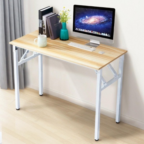 Computer Desk Folding Study Table Workstation - E-Comm Return, Appears New - Lot 799