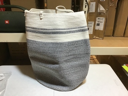Woven Laundry Hamper - E-Comm Return, Appears New  - Lot 824