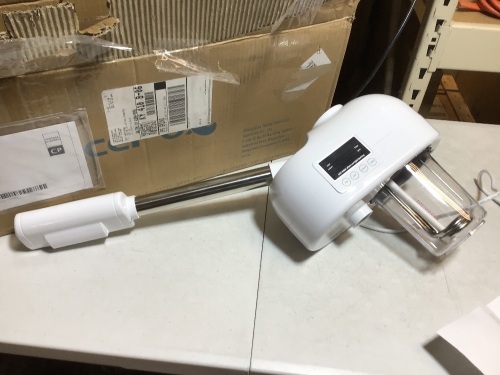 AceFox LCD Ozone Facial Steamer, Timer Function, Adjustable Height and Rolling Wheels - E-Comm Return, Unknown Condition, Powers On Not Tested Further  - Lot 830