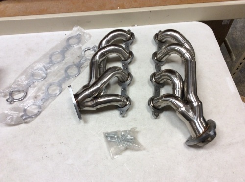 Pop Exhaust Header For 99-01 GMC Sierra 1500 2500 GMC Yukon 4.8L 5.3L - E-Comm Return, Appears New  - Lot 867