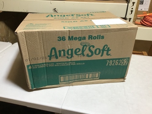 Angel Soft Toilet Tissue, 36 Mega Rolls - New - Lot 873