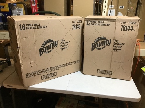 Lot of Bounty Paper Towels, 16 & 12 Family Rolls - New - Lot 883