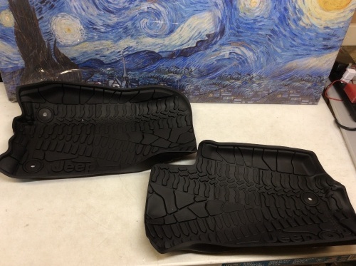 Mopar Jeep Floor Mats - Appear New - Lot 889