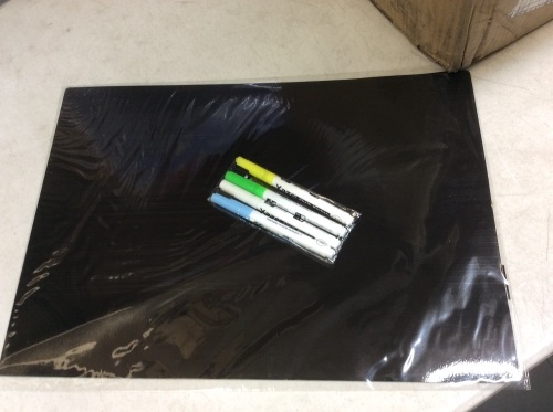 Case of Approx (30) Magnetic Dry Erase Black Board, 17" x 12" - New  - Lot 1044