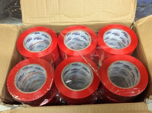 Tape Logic Carton Sealing Tape 2.2 Mil 2" x 110 yds Red 36/Case - Appears New  - Lot 1098
