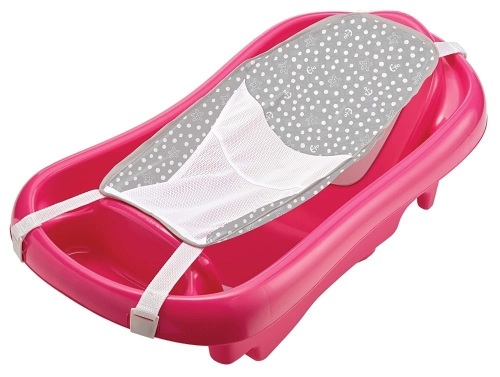 The First Years Sure Comfort Deluxe Newborn to Toddler Tub Pink - Appears New  - Lot 1105
