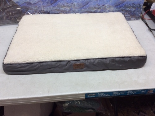 Bedsure Medium Dog Bed for Small, Medium Dogs/Cats Up to 50lbs, Orthopedic Egg-Crate Foam with Removable Washable Cover, Grey - Appears New - Lot 1135