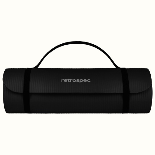 Solana Yoga Mat, 72" x 24" x .5", Black - Appears New  - Lot 1147