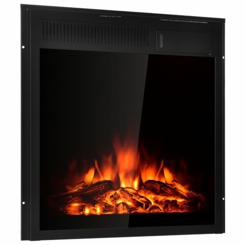 22.5" Electric Fireplace Insert Freestanding And Recessed Heater  - Lot 326