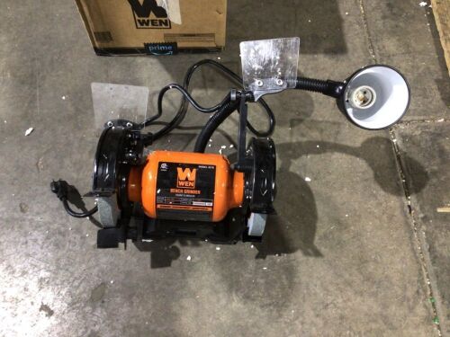 WEN BG4276 2.1-Amp 6-Inch Single Speed Bench Grinder with Flexible Work Light - Lot 459