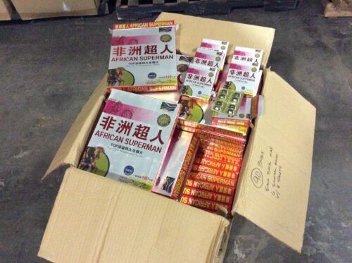Lot of (90) Packs of African Superman Male Enhancement Pills - Lot 492