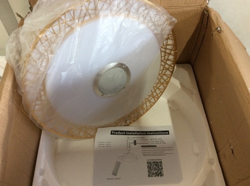 Invisible Fan Ceiling Light  - Lot 494