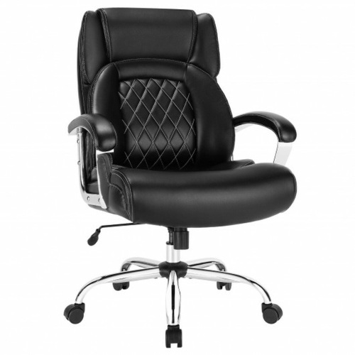 500 Lbs Height Adjustable Big And Tall Office Chair with Padded Armrest  - Lot 610