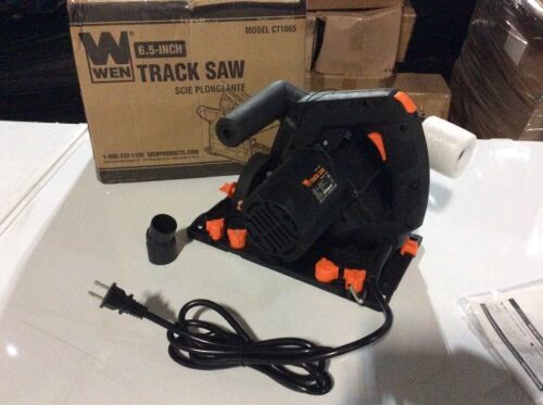 WEN CT1065 10-Amp 6.5-Inch Plunge Cut Sidewinder Circular Track Saw - Small Crack in Plastic - Lot 623