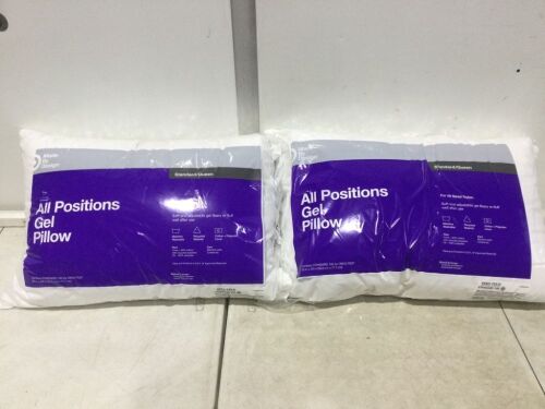 Lot of (2) Microgel All Positions Bed Pillows - Lot 643