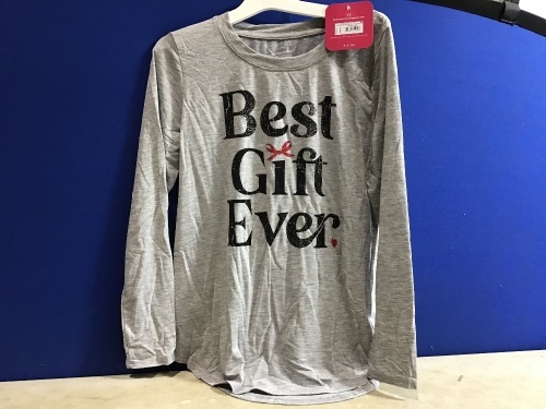 Case of (10) Best Gift Ever Long Sleeve Maternity Shirts, Multiple Sizes  - Lot 907