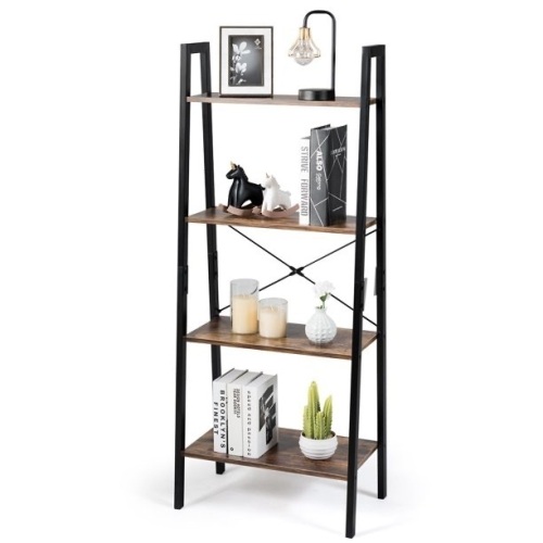 4-Tier Ladder Shelf Bookcase - Lot 657