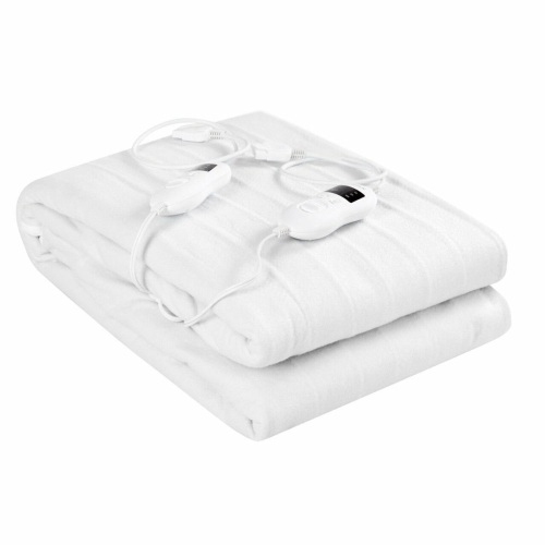 Electric Heated Mattress Pad 8 Temperature 10h Timer Full Size   - Lot 731