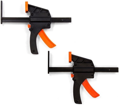 WEN 36053C 6" Quick Release Track Saw Clamps, 2 Pack   - Lot 732