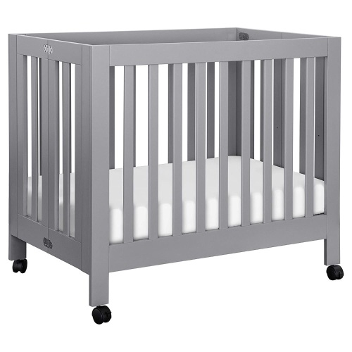 Babyletto Origami Mini Portable Folding Crib with Wheels, 2 Adjustable Mattress Positions - Lot 284