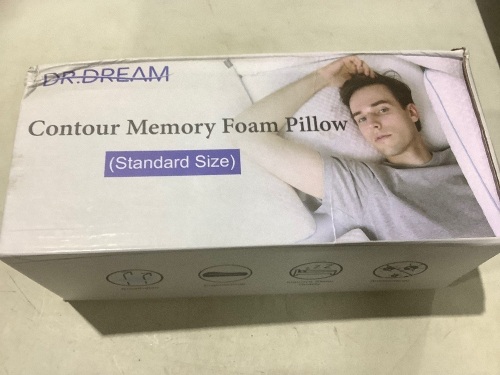 Dr. Dream Contour Memory Foam Pillow  - Lot 329
