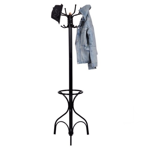 Metal Coat Hat Rack Organizer Tree Stand Umbrella Holder  - Lot 735